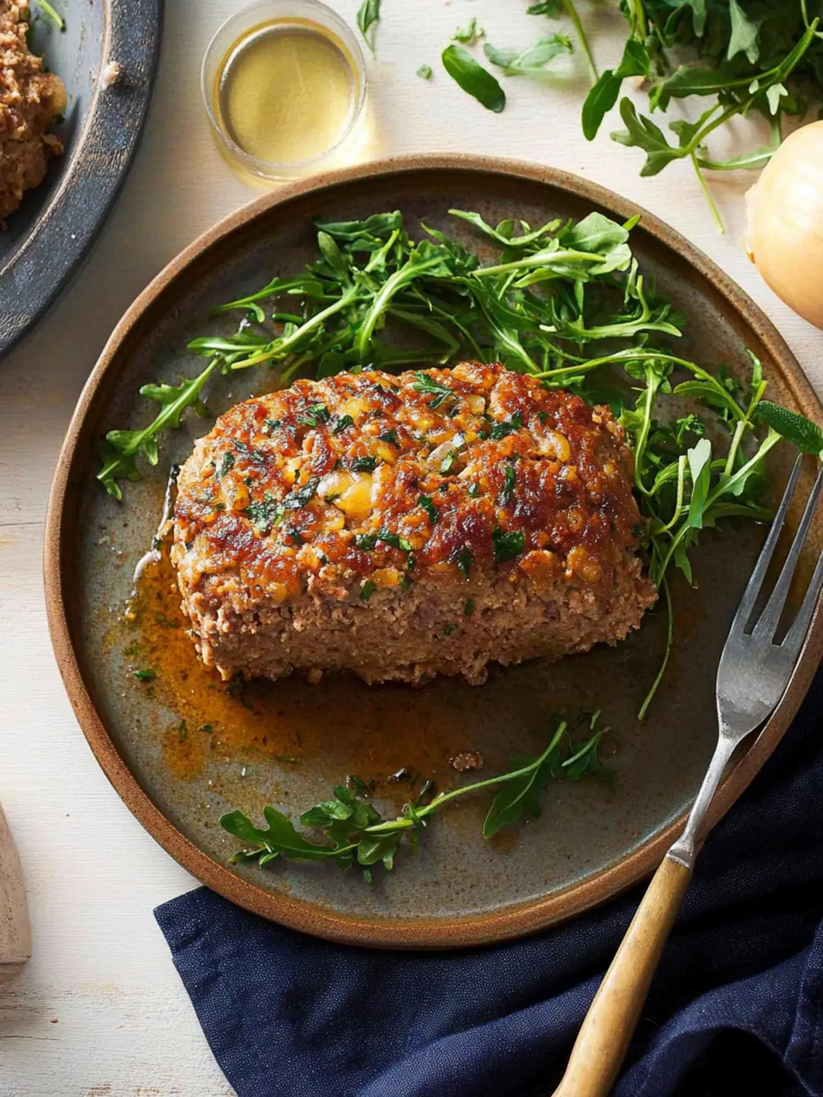 Deliciously Juicy Pork Meat Loaf with Italian Flavors 2 Pork Meat Loaf