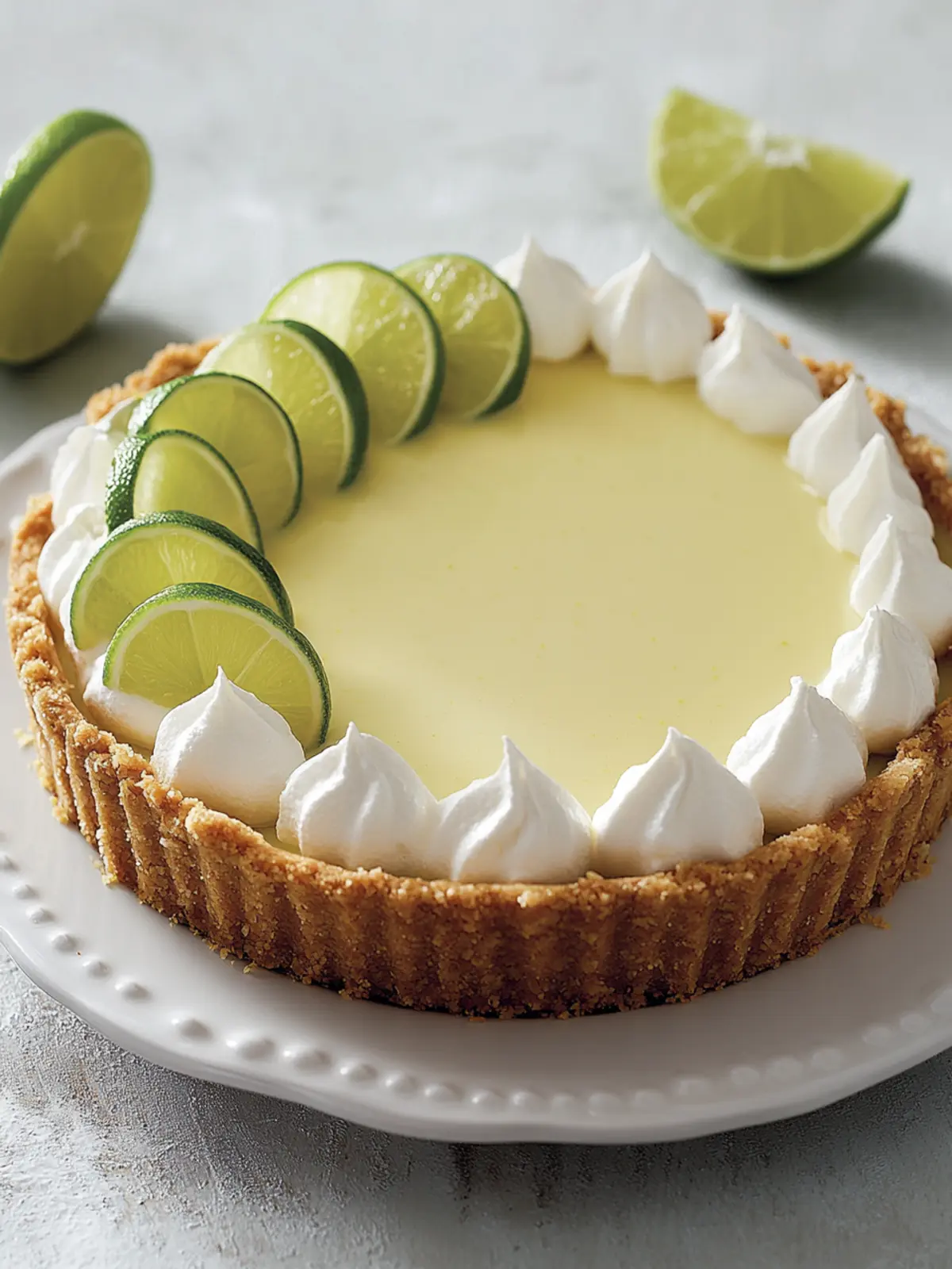 Zesty Key Lime Pie: A Creamy Citrus Custard Delight 4 Key Lime Pie (Citrus Custard Pie)