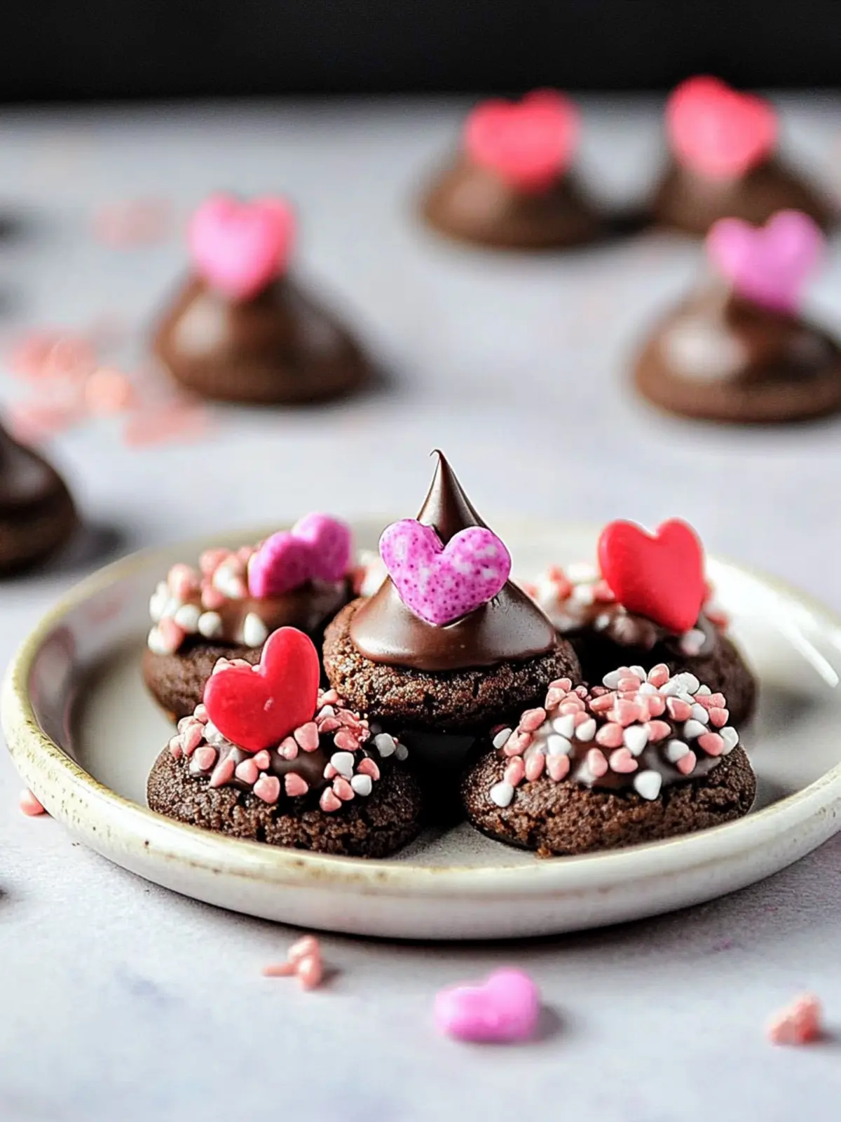 Chocolate Valentine Kiss Cookies: Sweet Love in Every Bite 5 Chocolate Valentine Kiss Cookies