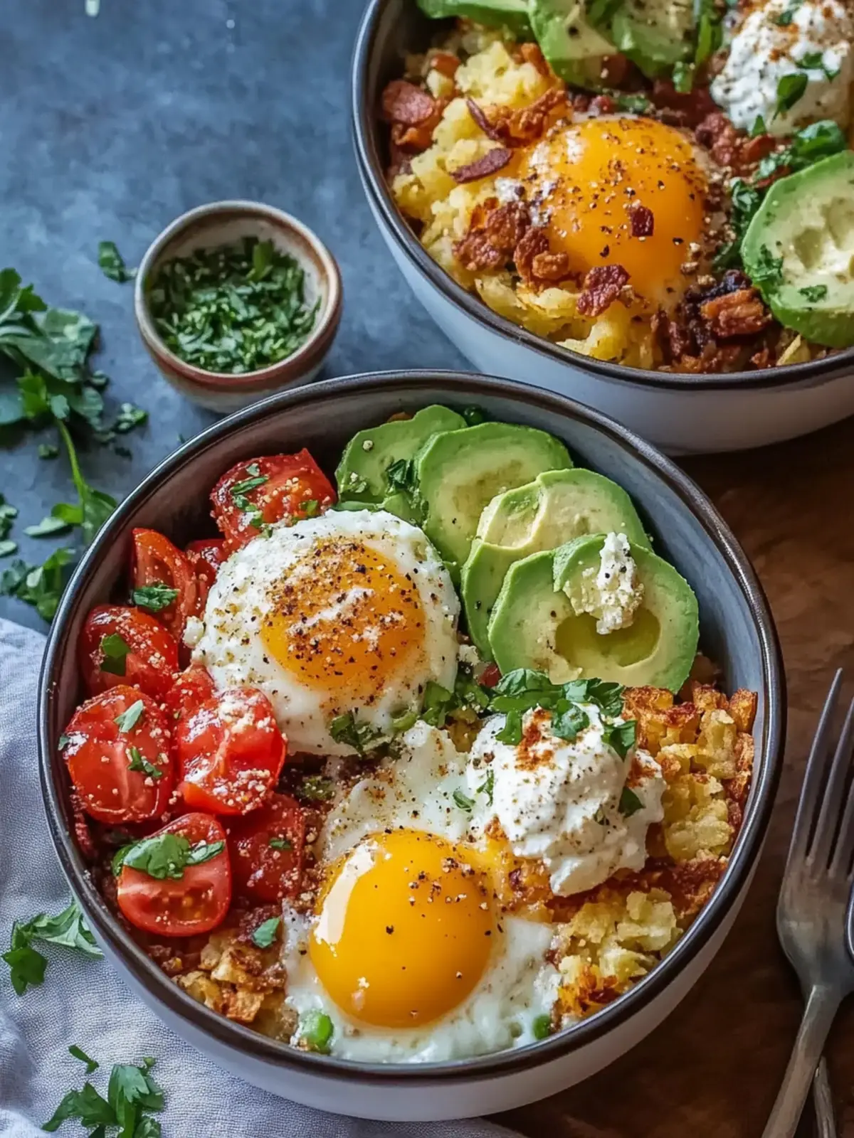 Crispy Hash Brown Breakfast Bowls Packed with Flavor and Fun 2 Hash Brown Breakfast Bowls
