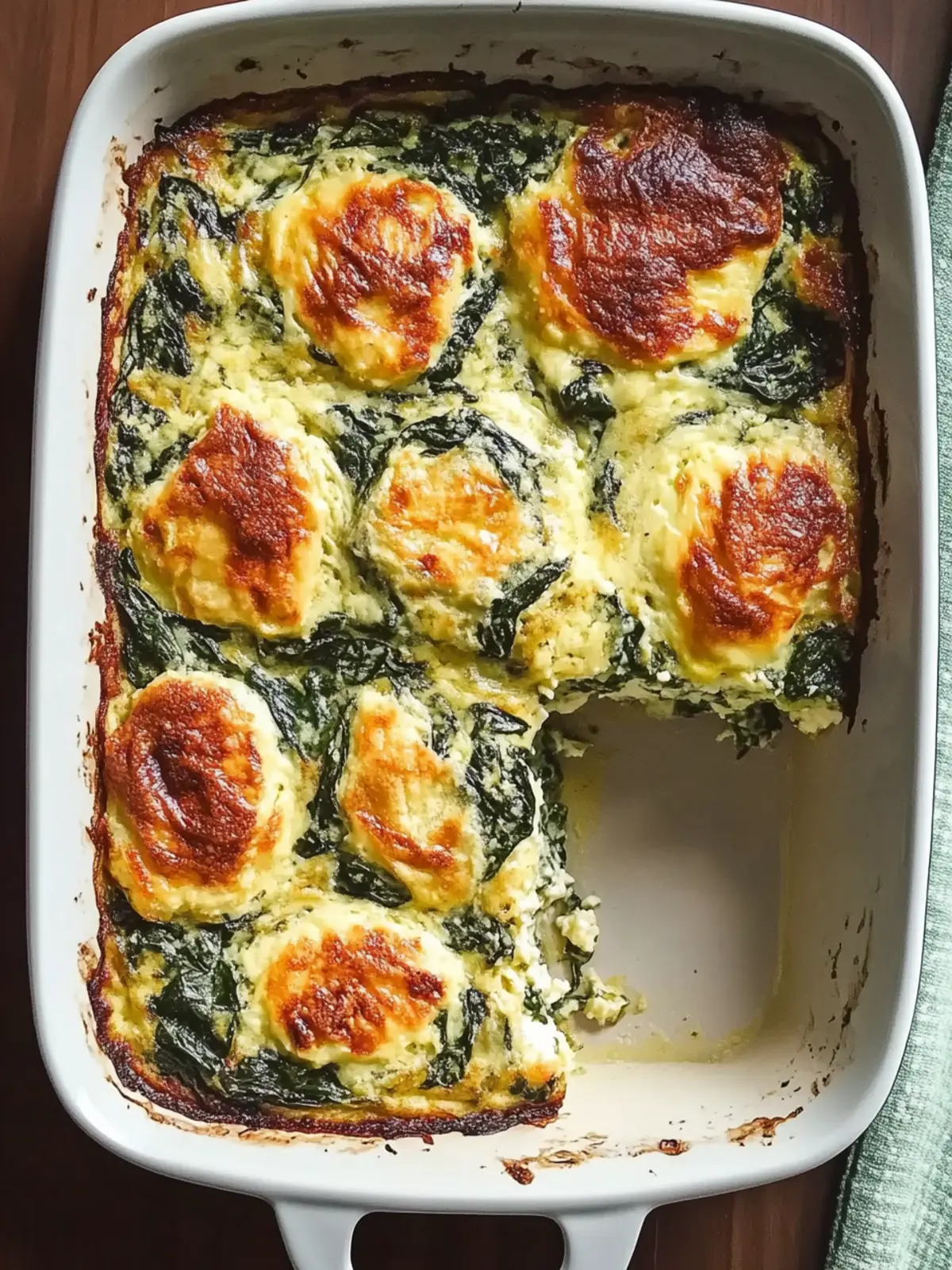 Savory Spinach Florentine Breakfast Casserole for Easy Mornings 2 Spinach Florentine Breakfast Casserole