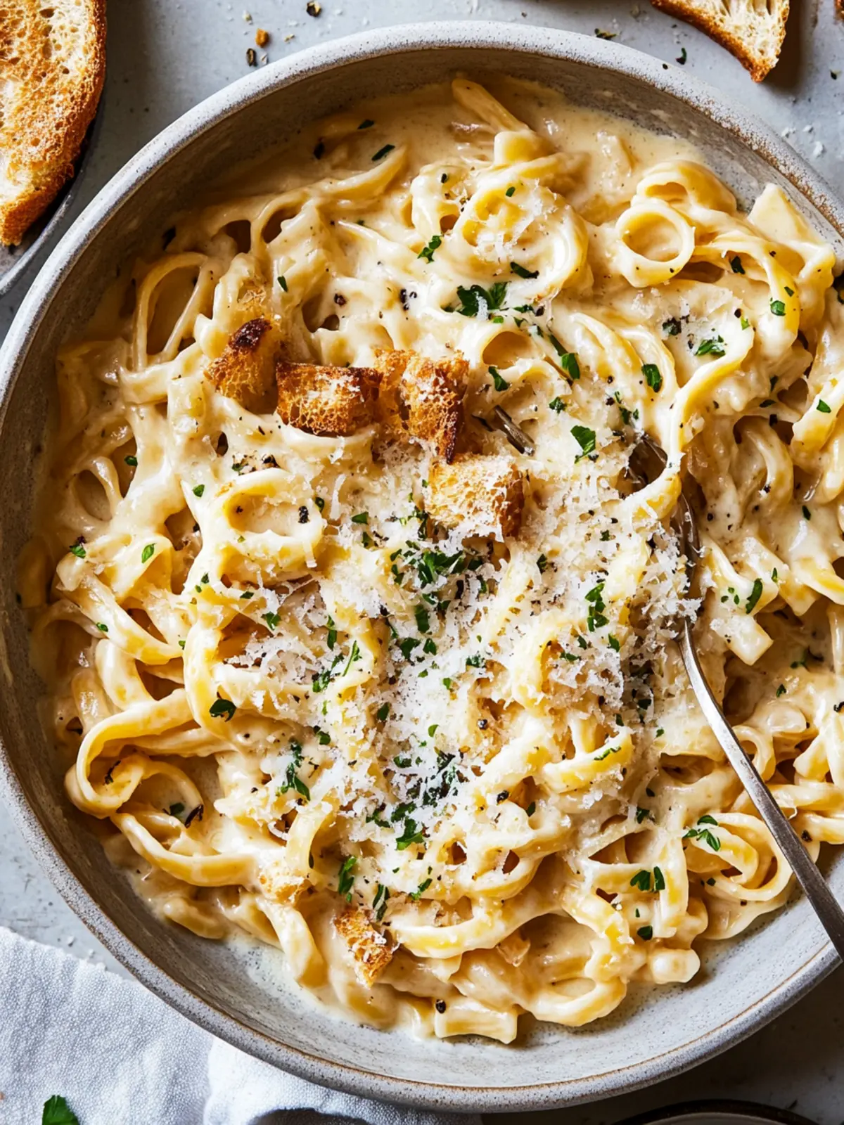 Creamy Garlicky Alfredo Ditalini: A Quick Comfort Food Magic 5 Creamy Garlicky Alfredo Ditalini