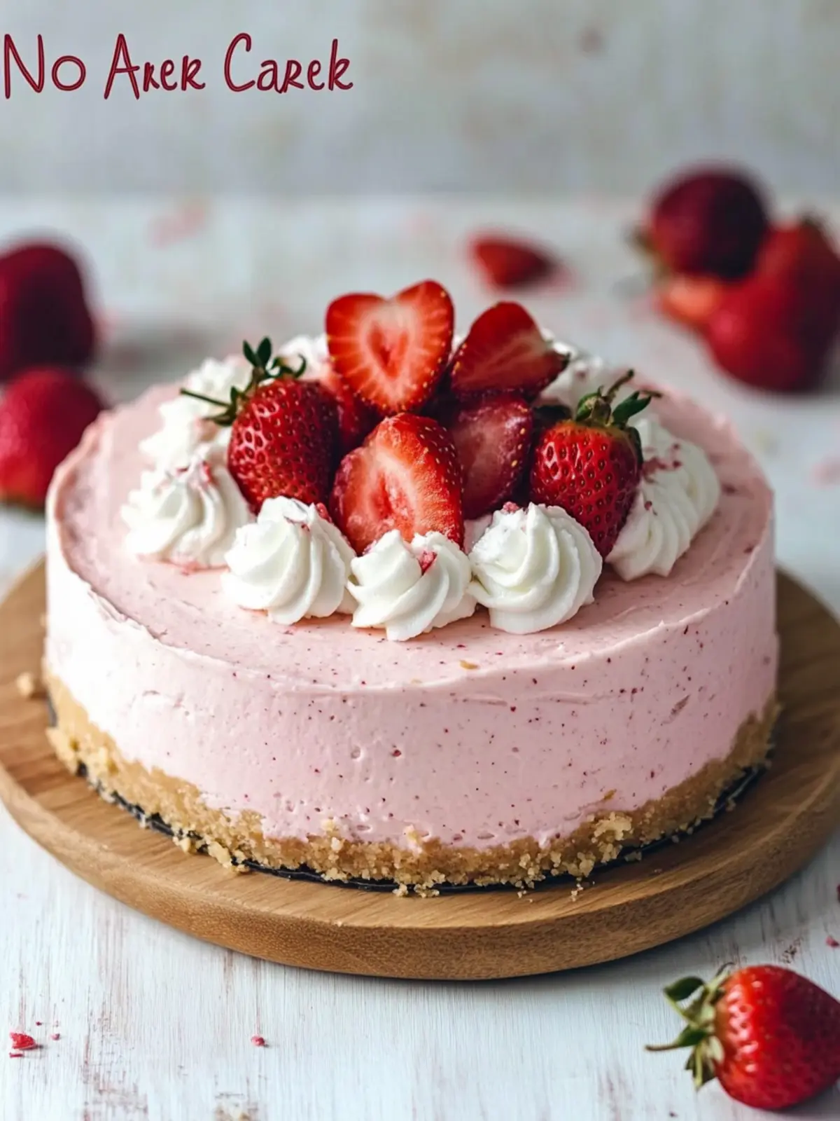 Decadent No Bake Strawberry Cheesecake for Effortless Indulgence 4 No Bake Strawberry Cheesecake