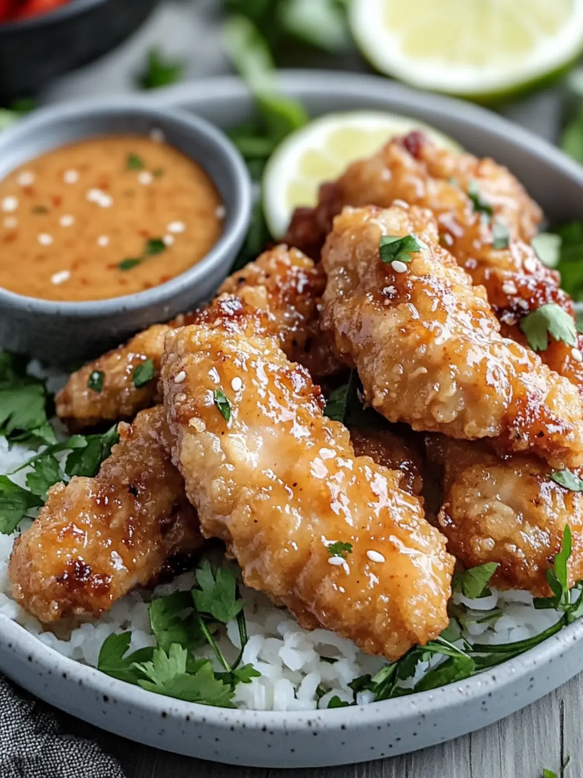 Crispy Bang Bang Chicken Tenders with Irresistible Sauce Bliss 4 Crispy Bang Bang Chicken Tenders with Irresistible Sauce
