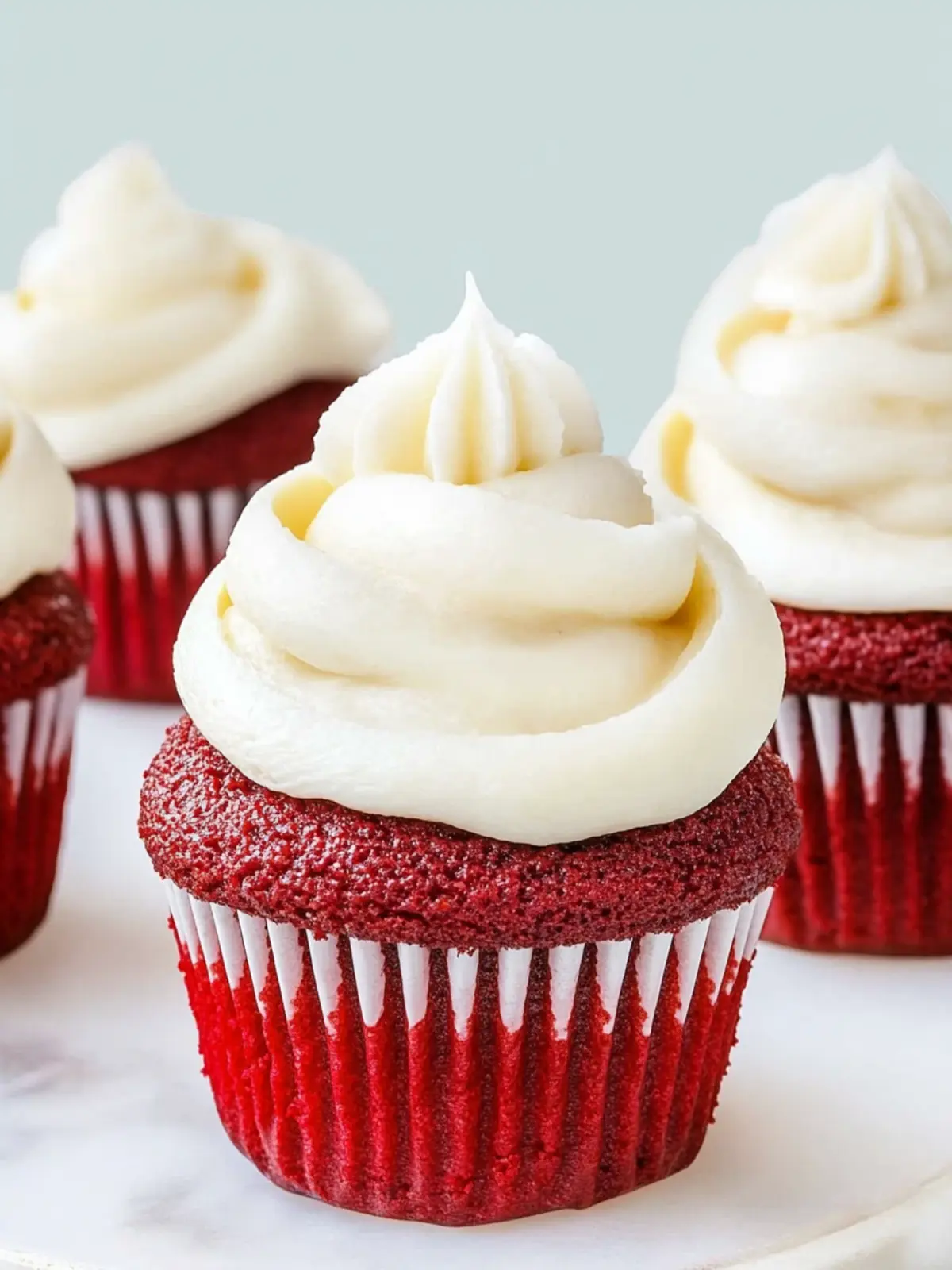 Decadent Red Velvet Cupcakes with Creamy Mascarpone Frosting 2 Red Velvet Cupcakes