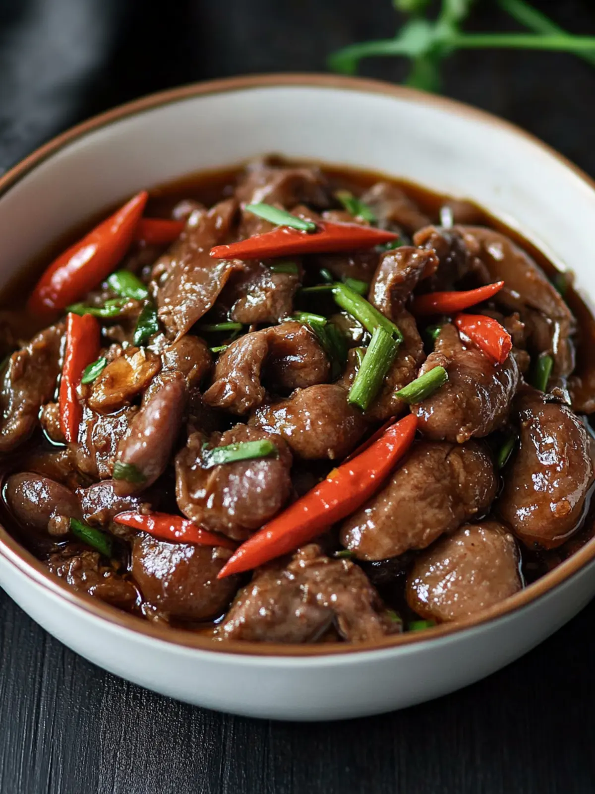 Savory Chicken Liver and Gizzard in Oyster Sauce Bliss 3 Chicken Liver and Gizzard in Oyster Sauce