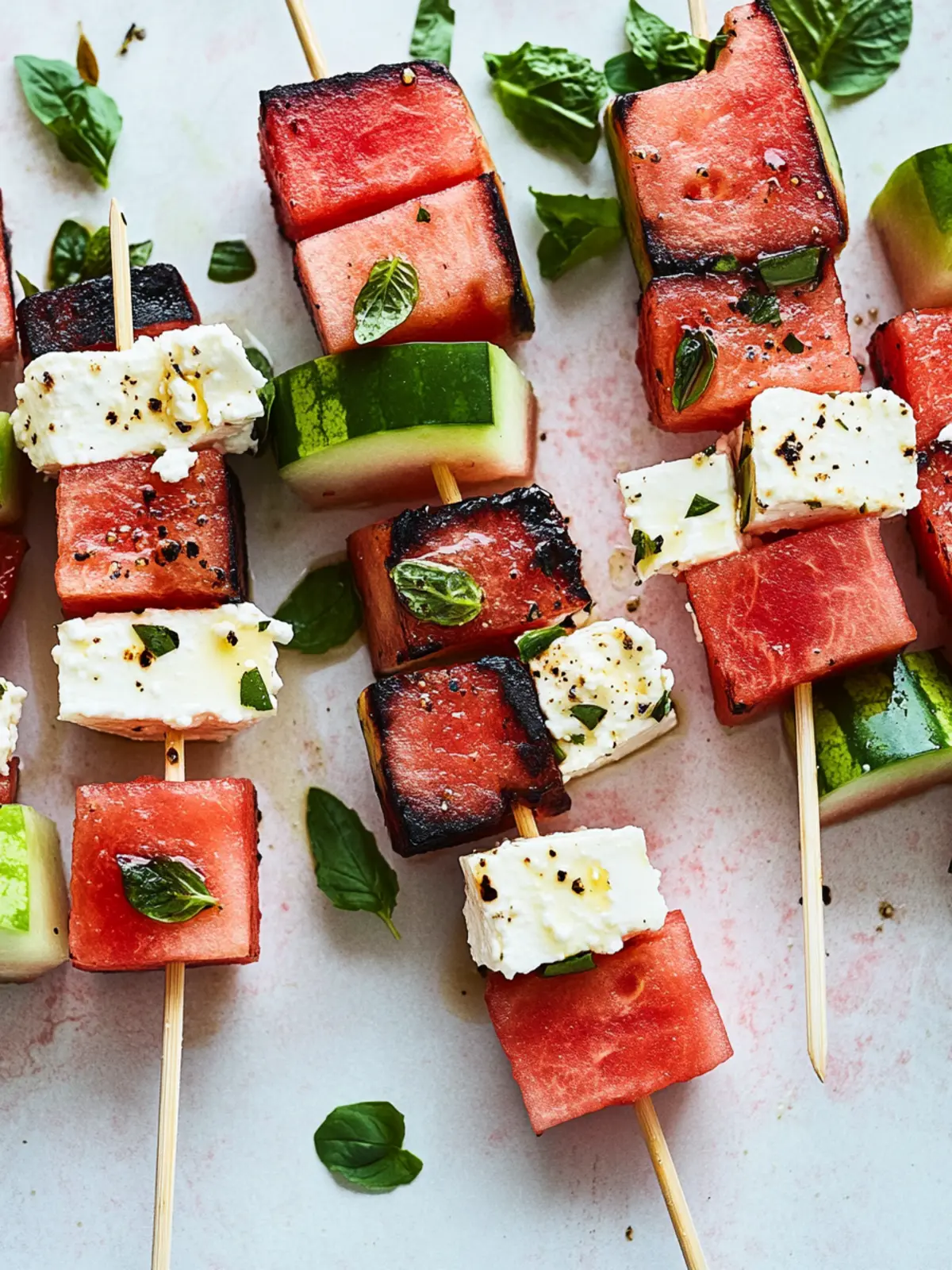 Zesty Watermelon Feta Skewers: Your Summer Party Essential 4 Watermelon Feta Skewers