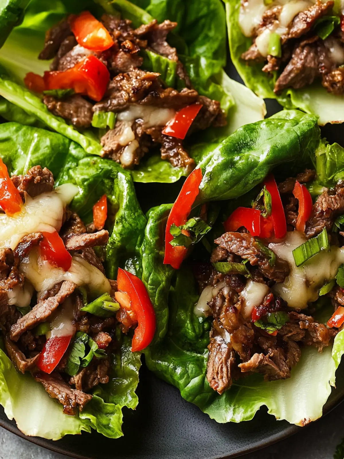 Low-Carb Philly Cheesesteak Lettuce Wraps for Easy Weeknight Dinners 2 Philly Cheesesteak Lettuce Wraps