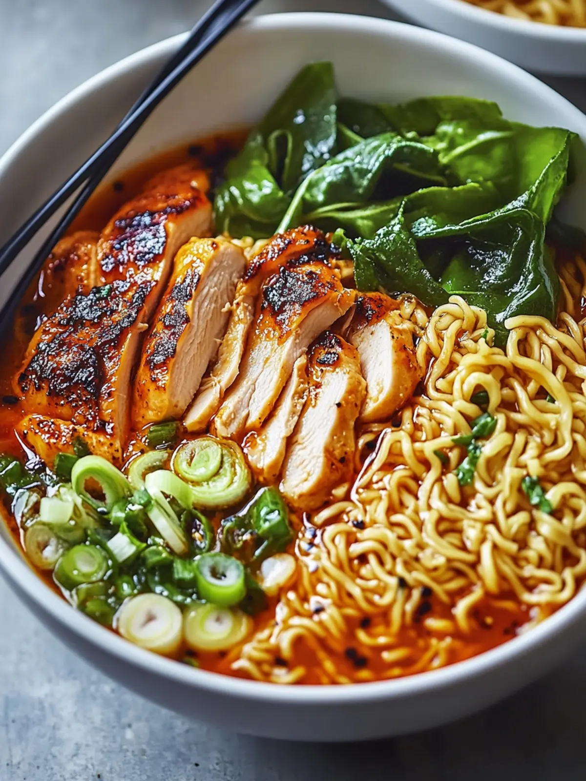 Fiery Chicken Ramen Garlic Bliss: 40-Minute Spicy Comfort 3 Fiery Chicken Ramen Garlic Bliss: Spicy Comfort in 40 Minutes
