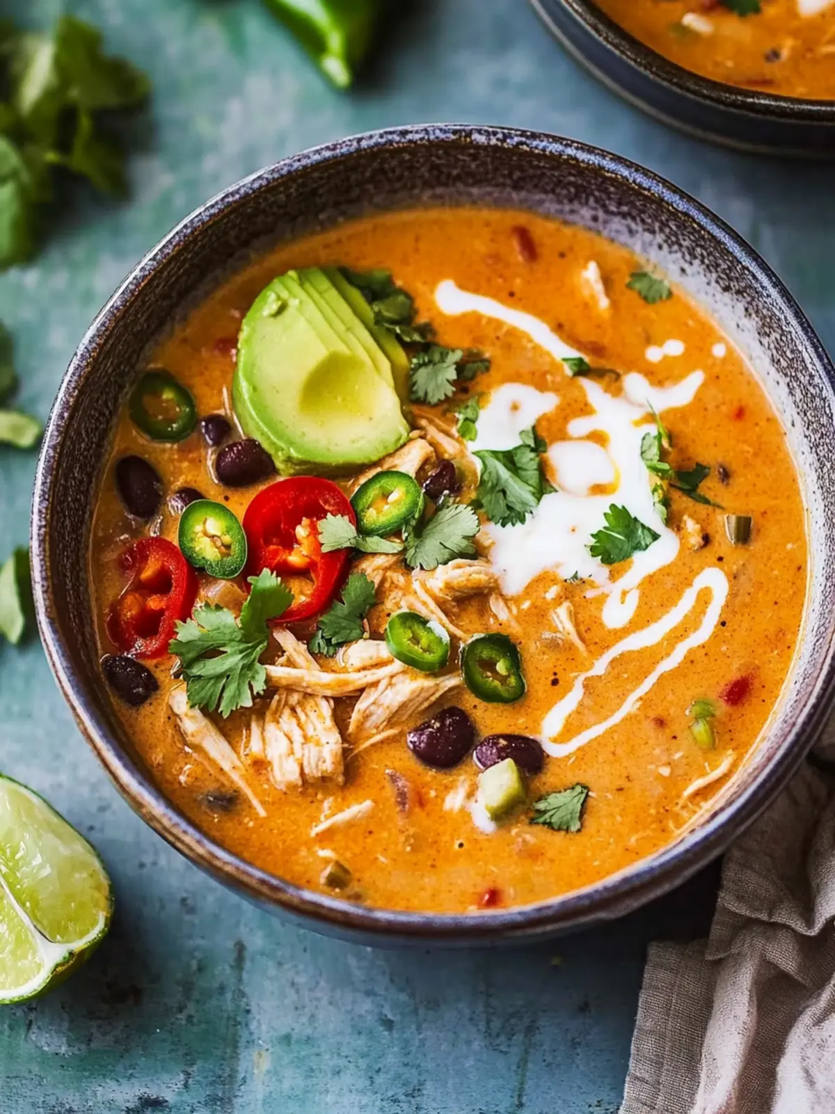Savor the Best Creamy Chicken Enchilada Soup Ever! 4 Creamy Chicken Enchilada Soup