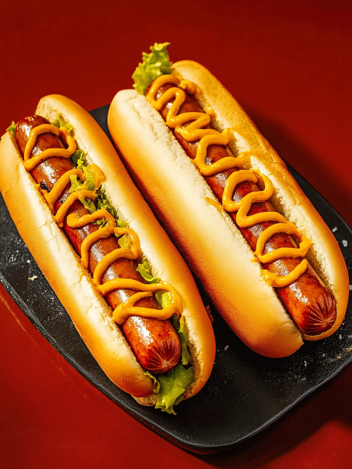 Ultimate Hot Dog: Grilled Sausage in a Bun, BBQ Bliss Awaits 2 Hot Dog (Grilled Sausage in a Bun)