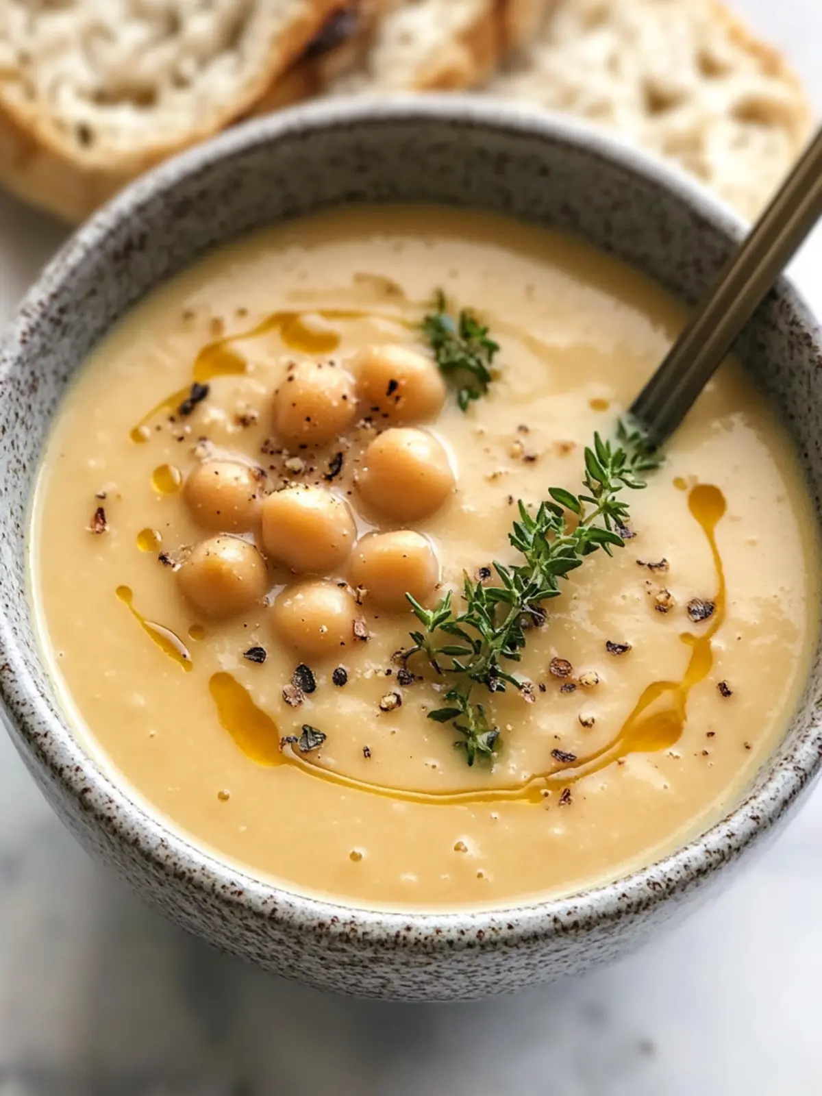 Creamy Vegan Garlic Chickpea Soup Your New Cozy Comfort Food 2 Creamy Vegan Garlic Chickpea Soup Your New Favorite Comfort Food