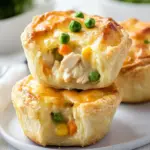 Mini Chicken Pot Pies: Cozy Comfort in Every Bite 12 Mini Chicken Pot Pies