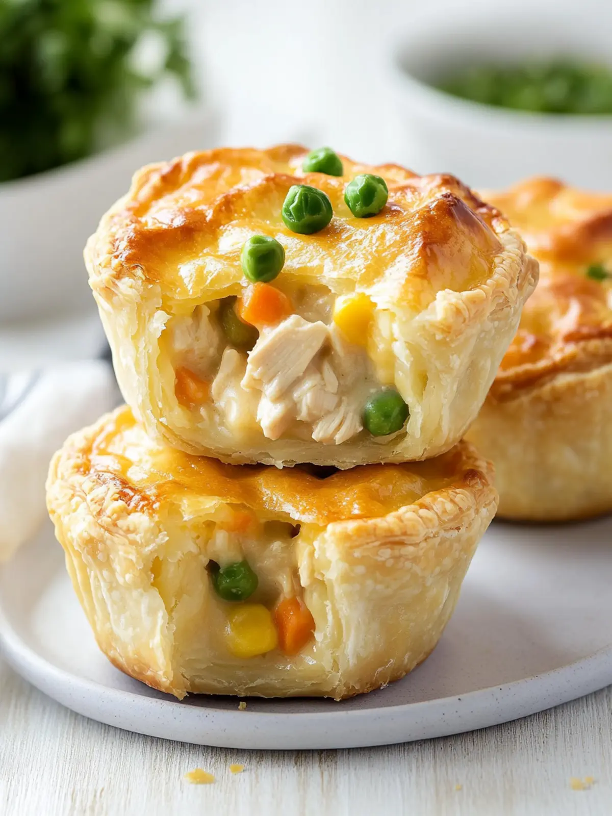 Mini Chicken Pot Pies: Cozy Comfort in Every Bite 5 Mini Chicken Pot Pies