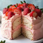 Delicious Strawberry Cake with Cream Cheese Frosting Recipe 8 Strawberry Cake