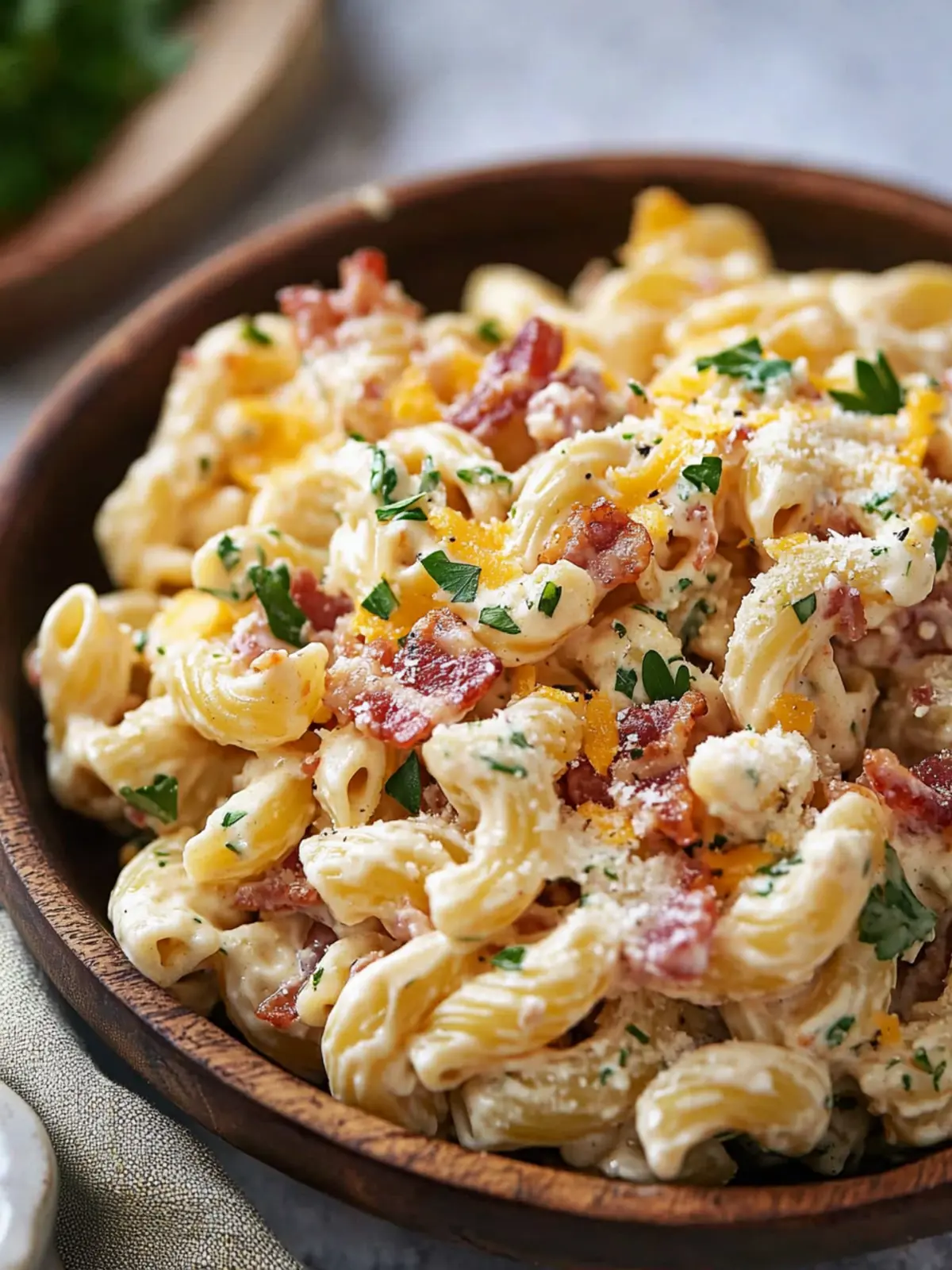 Creamy Bacon Cheddar Ranch Pasta Salad for Summer Fun 3 Creamy Bacon Cheddar Ranch Pasta Salad