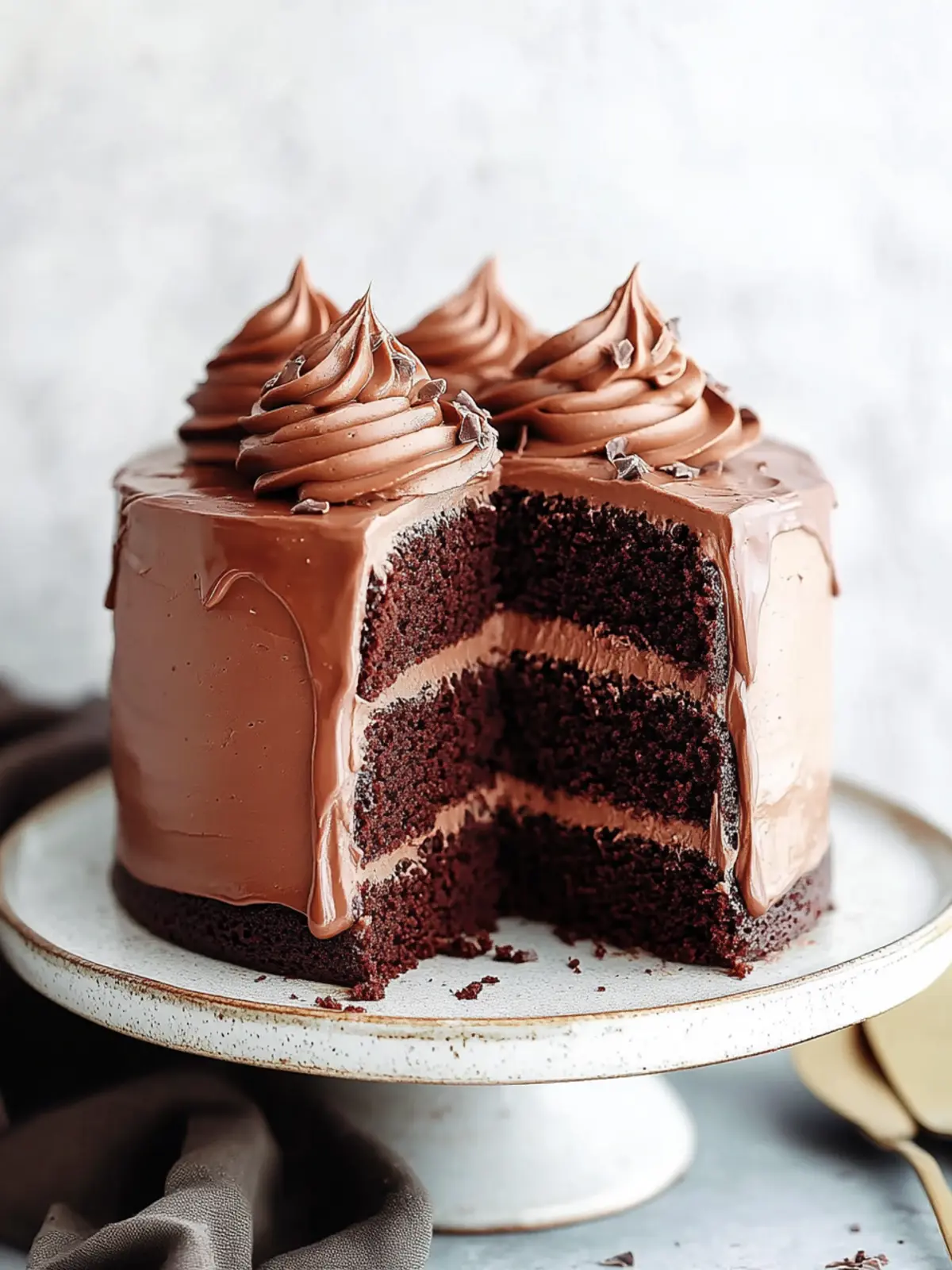 Heavenly Fudgy Chocolate Nutella Cake That's Pure Indulgence 4 Fudgy Chocolate Nutella Cake