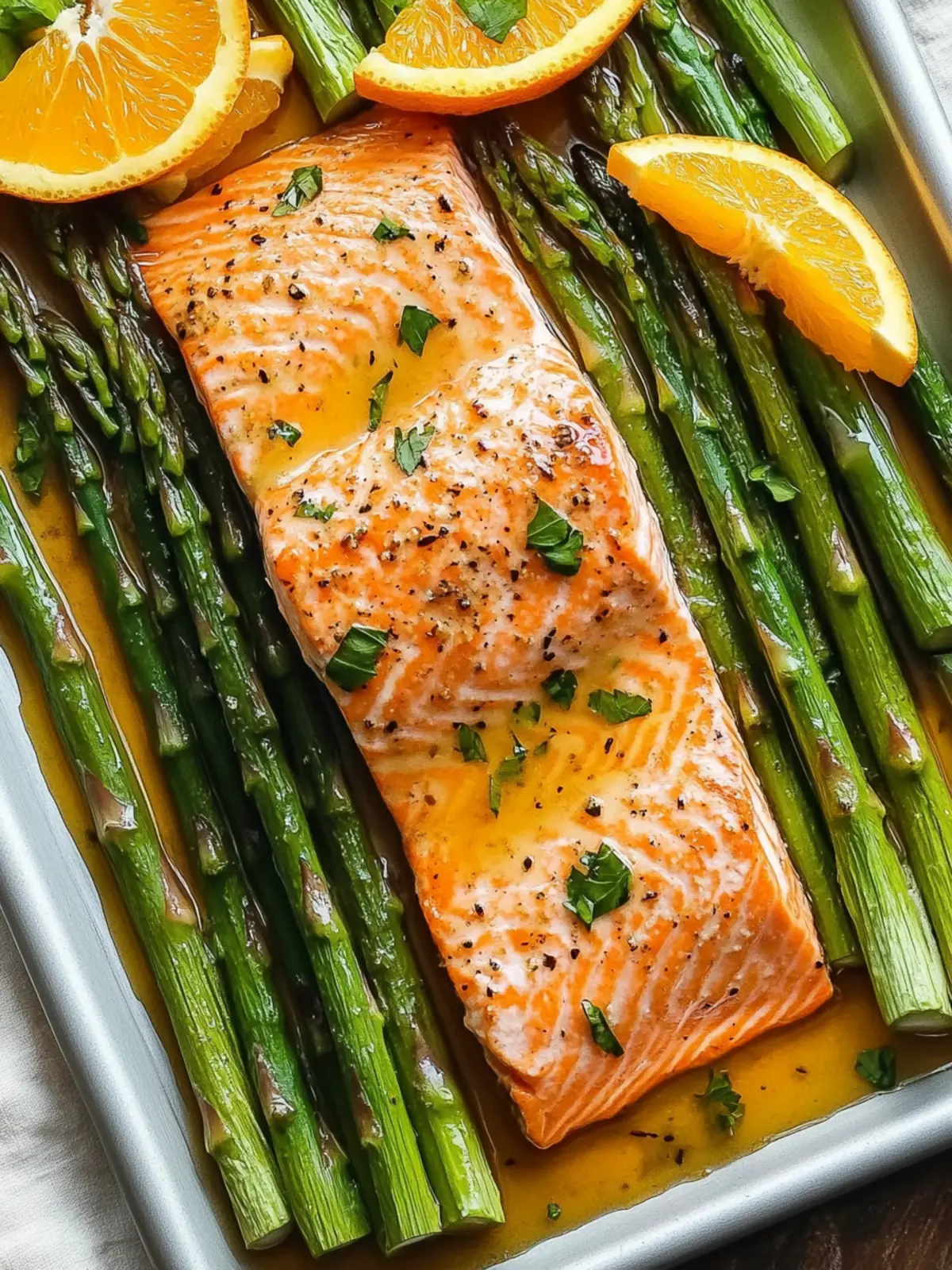Delicious Sheet Pan Salmon and Asparagus with Orange Glaze Magic 2 Delicious Sheet Pan Salmon and Asparagus with Orange Glaze
