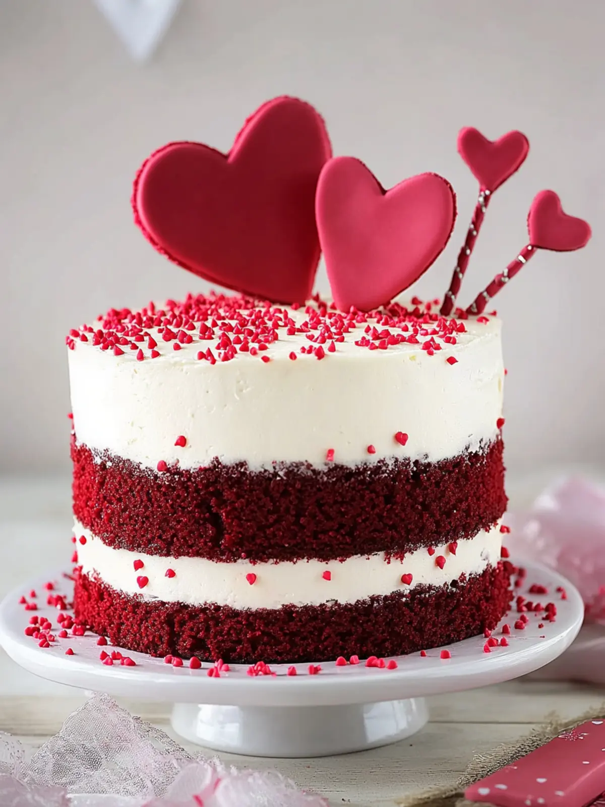Irresistible Red Velvet Valentine’s Day Cake to Impress Anyone 4 Red Velvet Valentine’s Day Cake