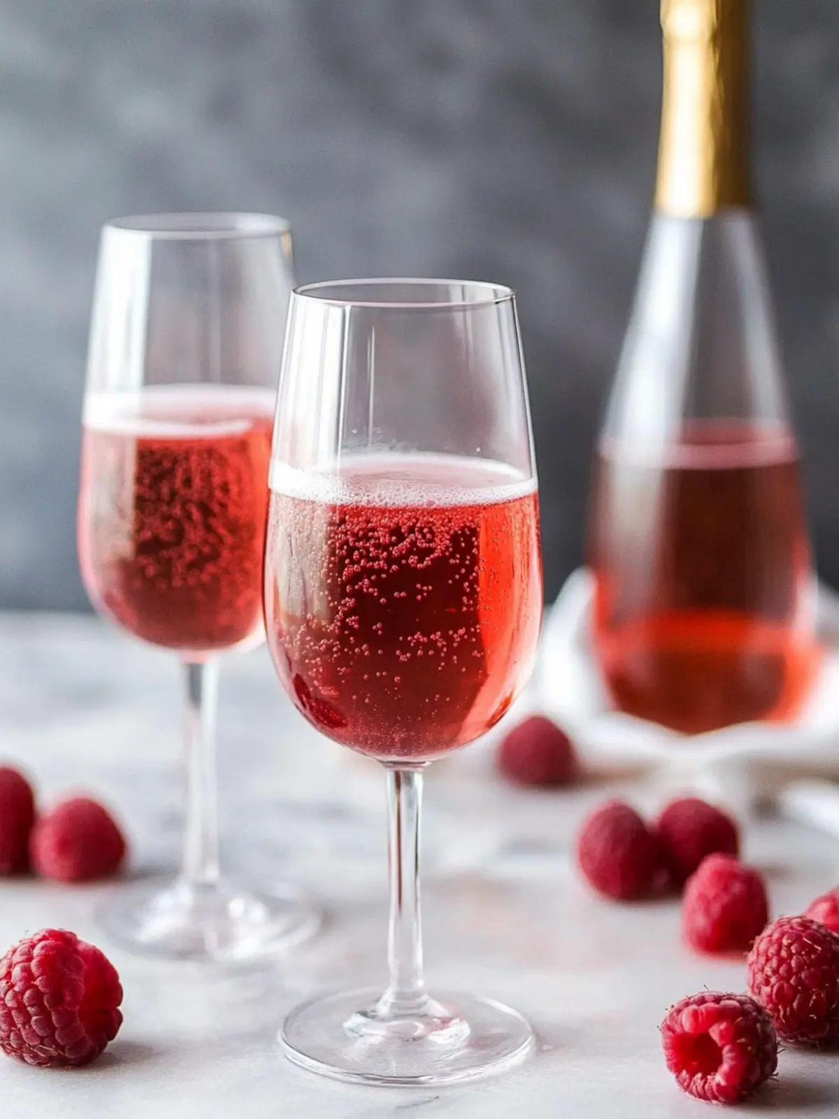 Delightful Sparkling Raspberry Rosé Cocktail for Any Celebration 5 Sparkling Raspberry Rosé Cocktail