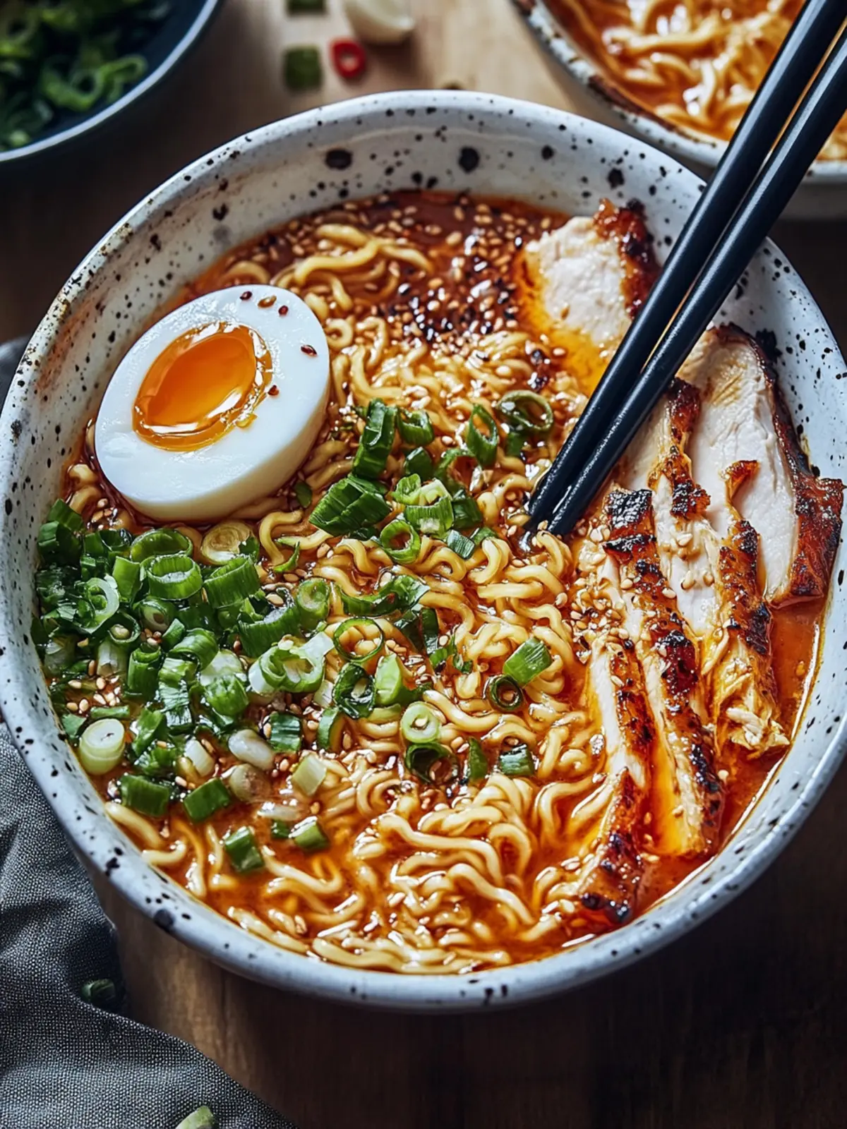 Spice Up Dinner with Fiery Chicken Ramen Garlic Delight Today 4 Spice Up Dinner with Fiery Chicken Ramen Garlic Delight