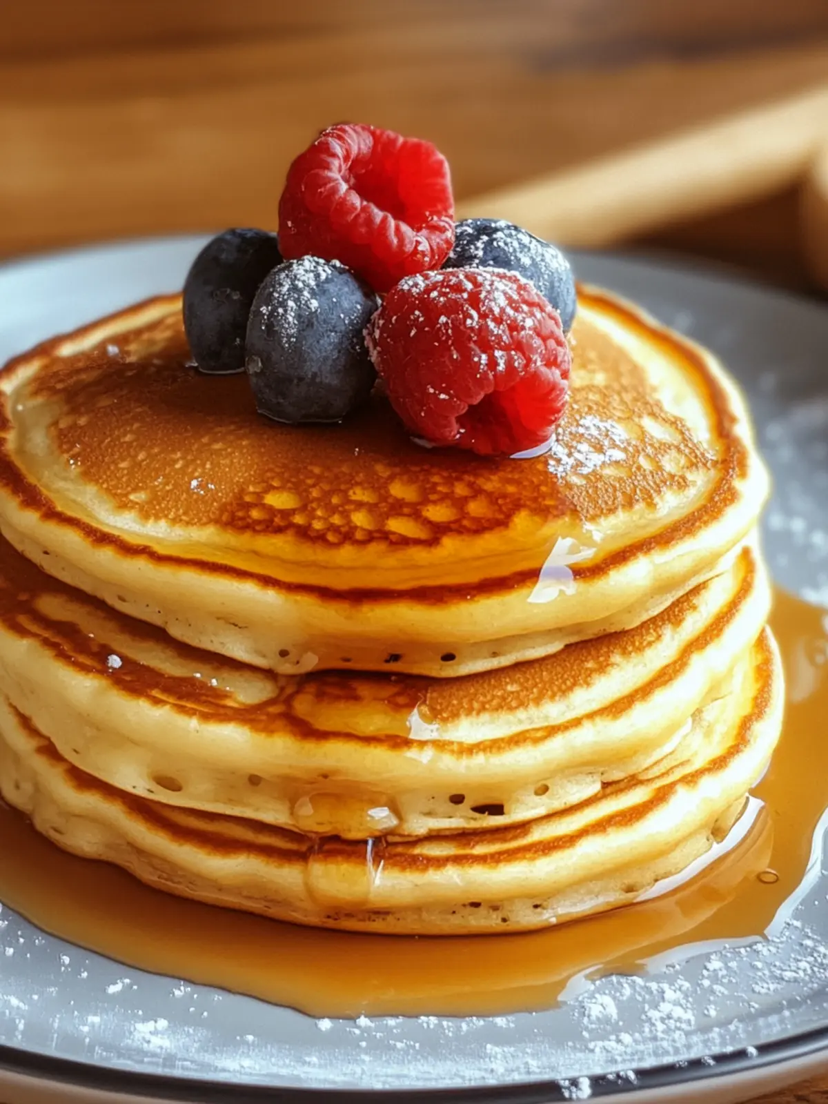 Fluffy Pancakes That Transform Your Breakfast Game 3 Pancakes (Griddled Breakfast Cakes)