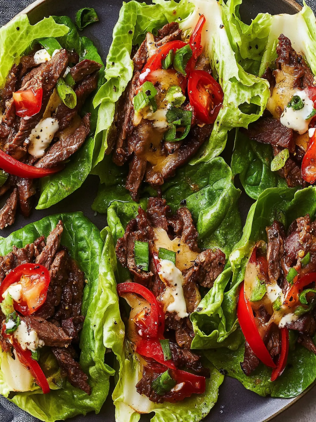 Low-Carb Philly Cheesesteak Lettuce Wraps for Easy Weeknight Dinners 5 Philly Cheesesteak Lettuce Wraps
