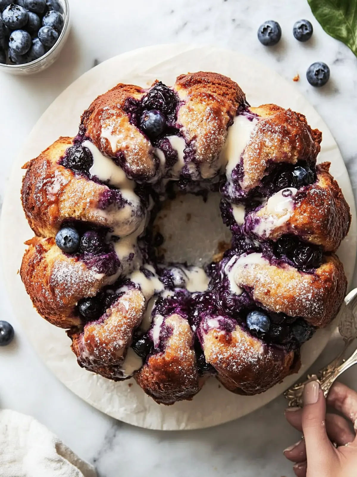 Irresistibly Gooey Blueberry Monkey Bread for Breakfast Bliss 4 Blueberry Monkey Bread