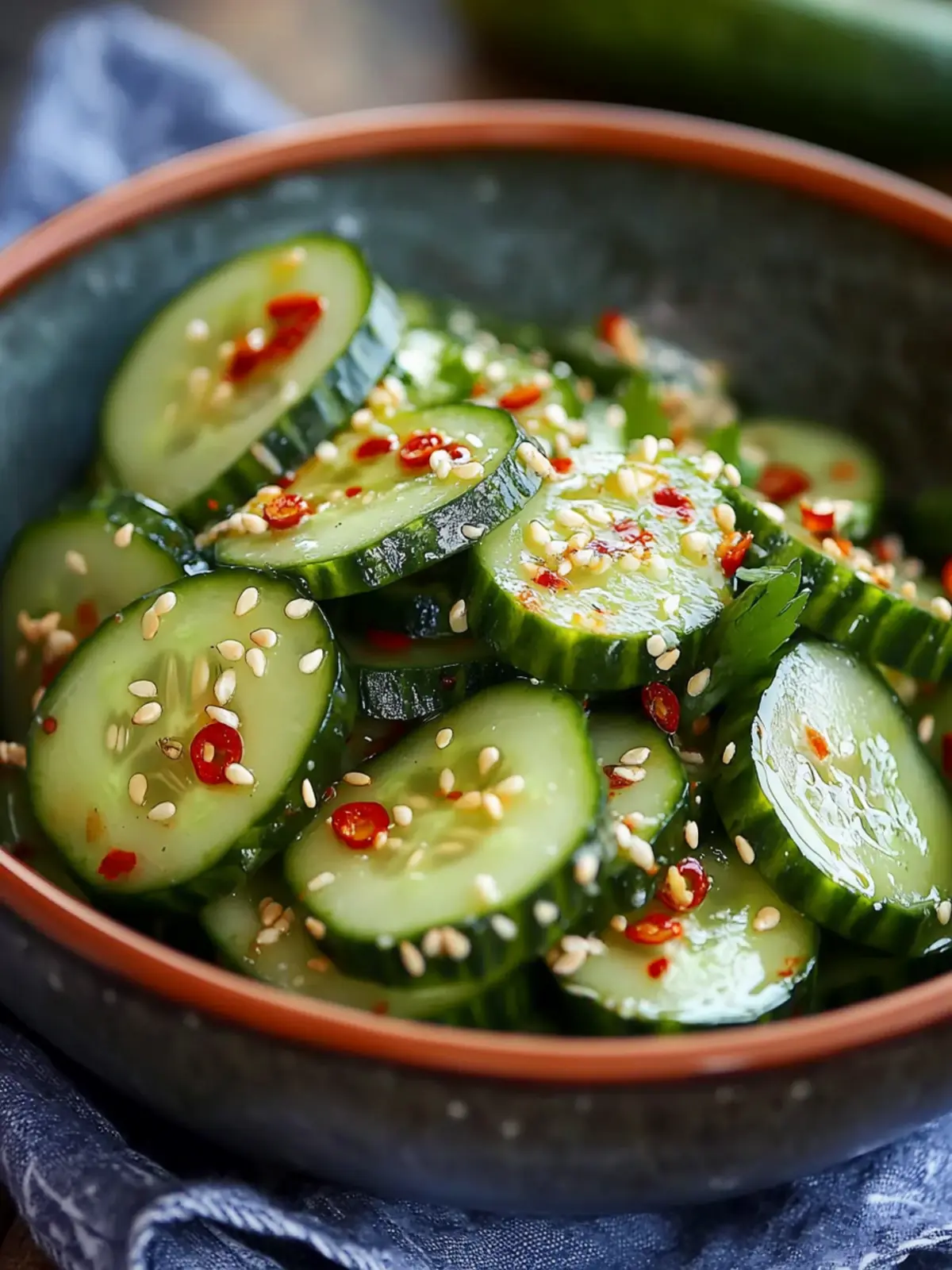 Spicy Asian Cucumber Salad for a Refreshing Crunchy Delight 5 Spicy Asian Cucumber Salad for a Refreshing Crunch
