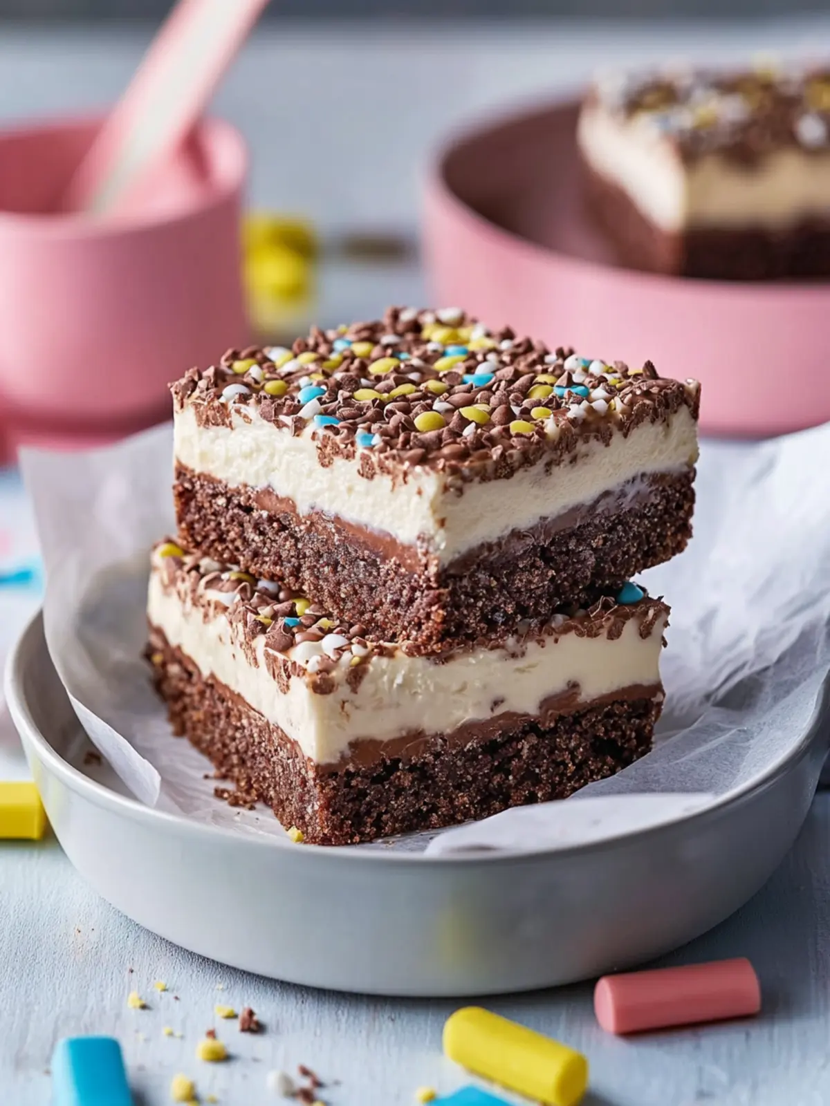 Kids Party Layered Chocolate Crackle Slice That Everyone Loves 2 Kids Party Layered Chocolate Crackle Slice