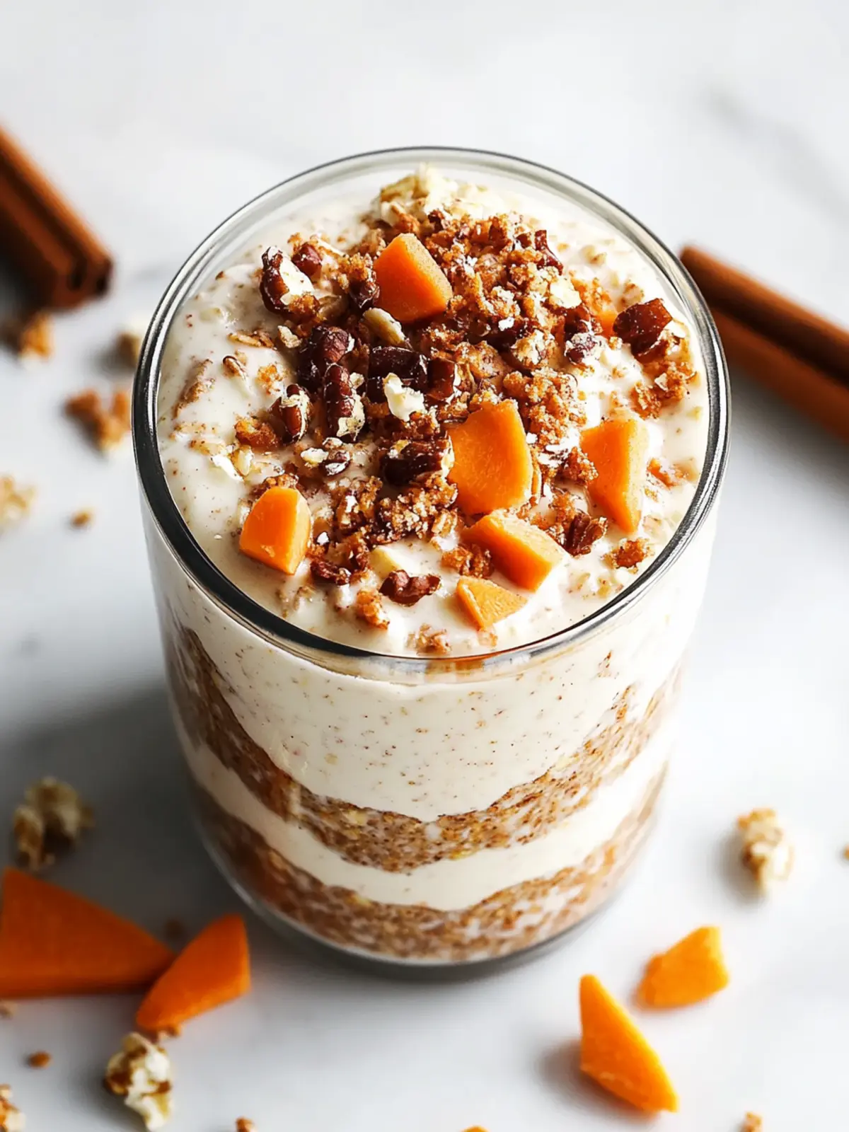 Protein-Packed Carrot Cake Overnight Oats for Your Sweet Start 3 Protein-Packed Carrot Cake Overnight Oats for a Sweet Start