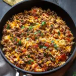 Savory Ground Beef and Rice Skillet Ready in 30 Minutes 4 Ground Beef and Rice Skillet