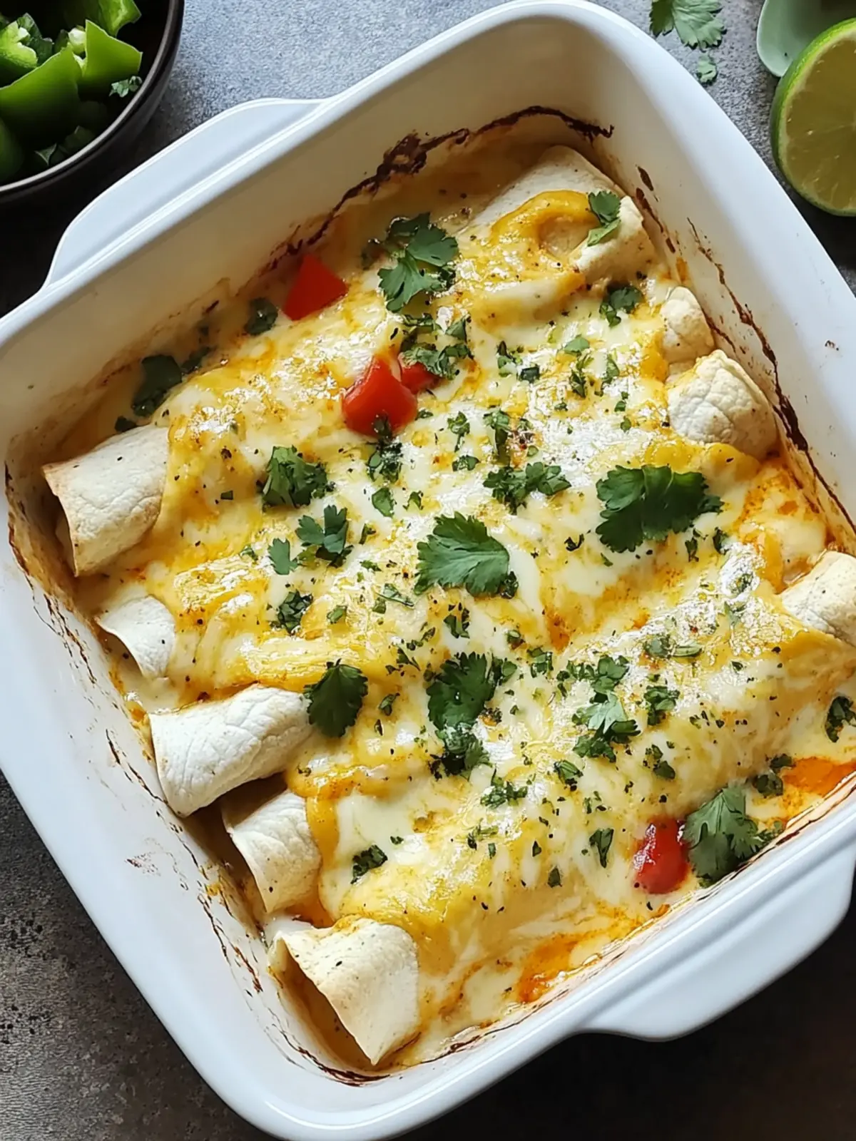 Creamy White Chicken Enchiladas for Quick Comfort Food Bliss 4 Creamy White Chicken Enchiladas for Quick Comfort Food Bliss