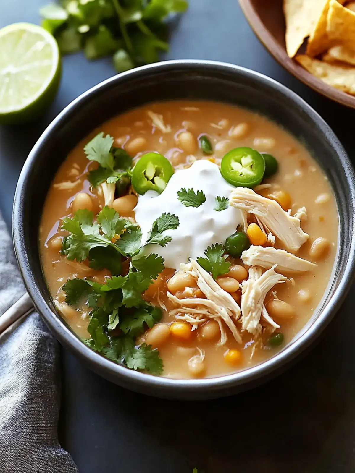 Delicious White Chicken Chili in Just 20 Minutes for Cozy Nights 2 Delicious White Chicken Chili in Just 20 Minutes!