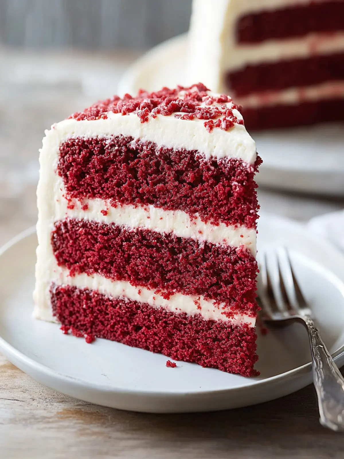 Decadent Red Velvet Cake with Cream Cheese Frosting Bliss 2 Red Velvet Cake with Cream Cheese Frosting