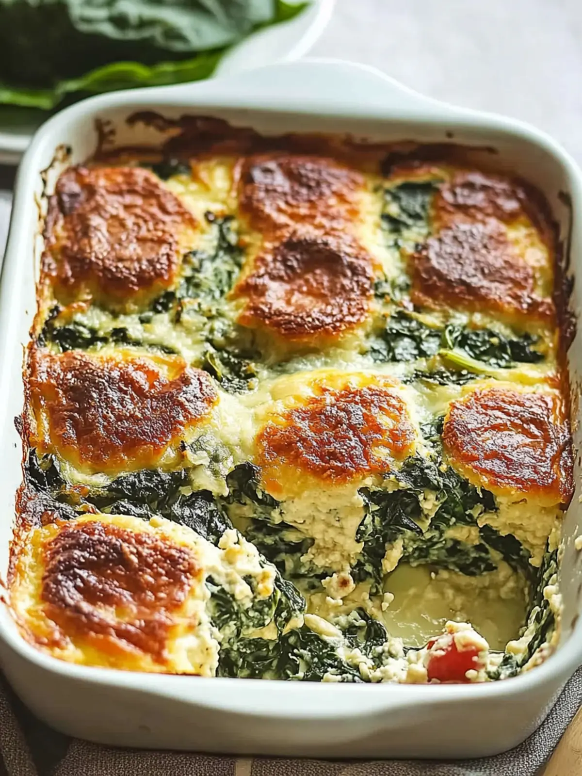Savory Spinach Florentine Breakfast Casserole for Easy Mornings 4 Spinach Florentine Breakfast Casserole