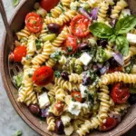 Delicious Greek Olive Pasta Salad That Beats Fast Food Every Time 5 Greek Olive Pasta Salad.