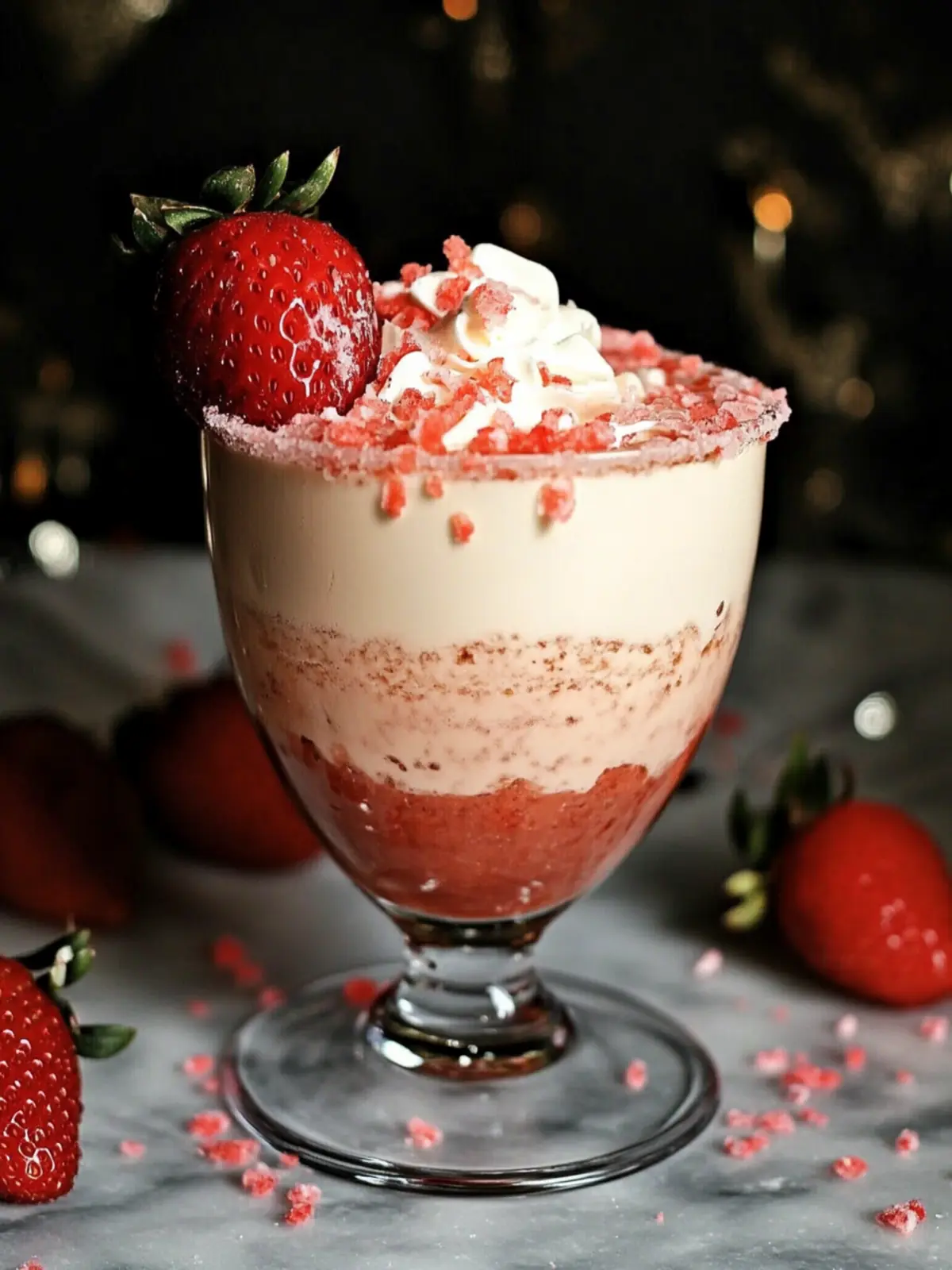 Cupid's Strawberry Boozy Mudslide: Quick, Creamy Love Potion 2 Cupid’s Strawberry Boozy Mudslide