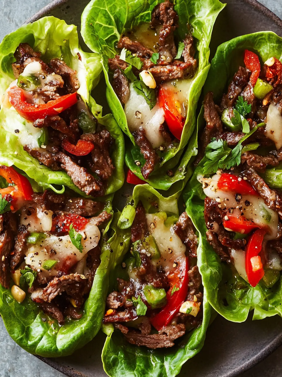 Low-Carb Philly Cheesesteak Lettuce Wraps for Easy Weeknight Dinners 3 Philly Cheesesteak Lettuce Wraps