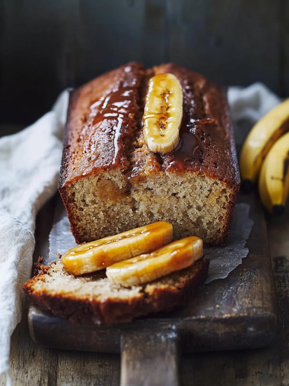Irresistible Banana Bread With Caramelised Bananas Delight 2 Banana Bread With Caramelised Bananas