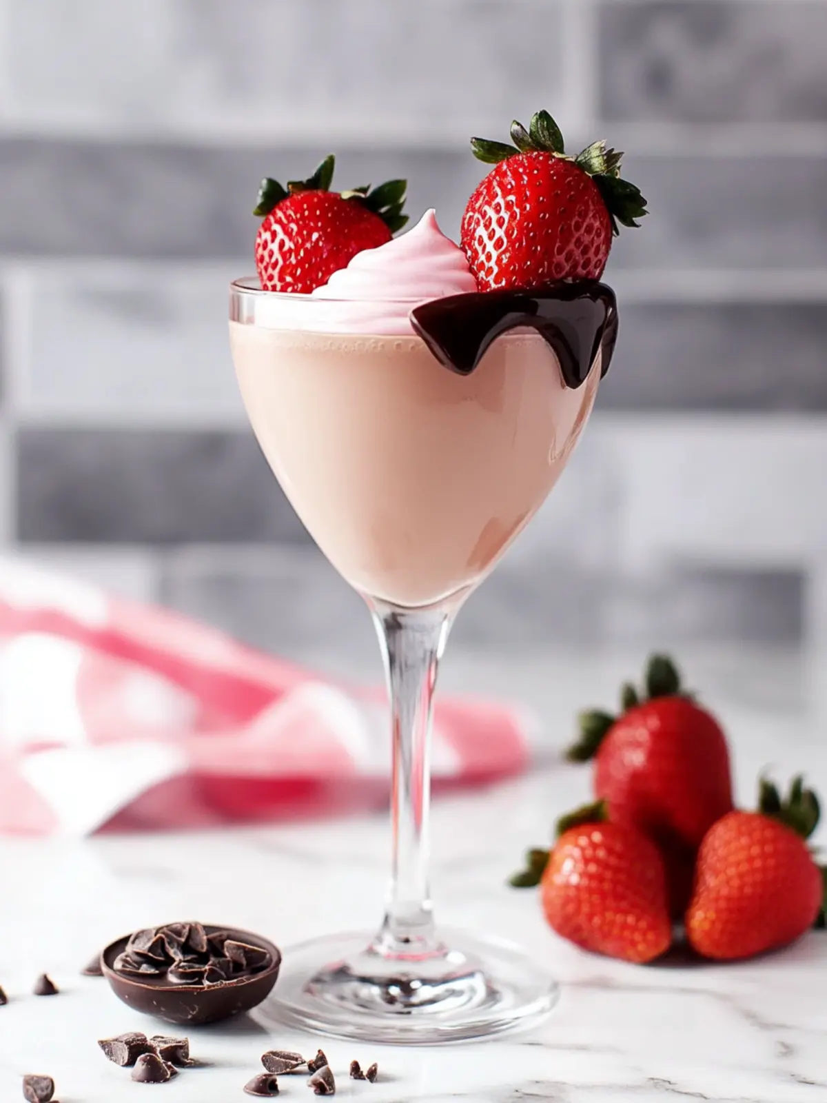 Decadent Chocolate Covered Strawberry Martini for Sweet Lovers 4 Chocolate Covered Strawberry Martini