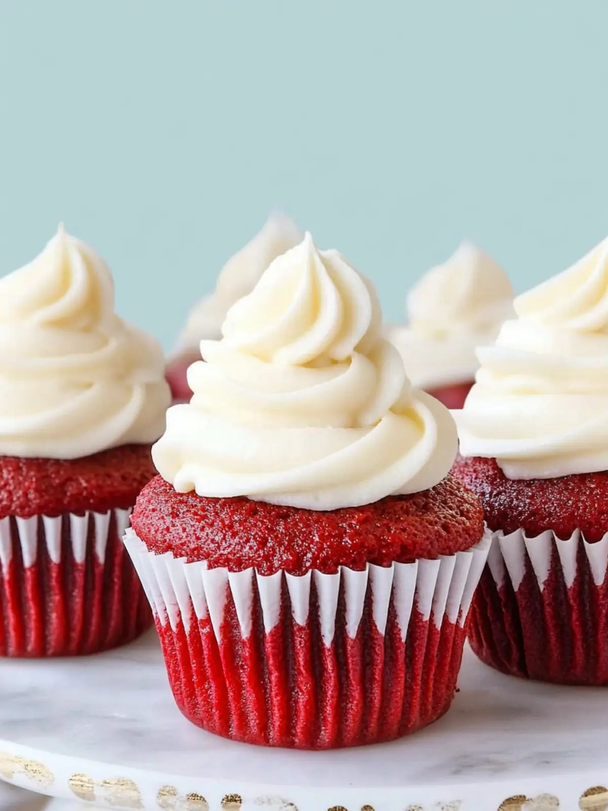 Decadent Red Velvet Cupcakes with Creamy Mascarpone Frosting 3 Red Velvet Cupcakes