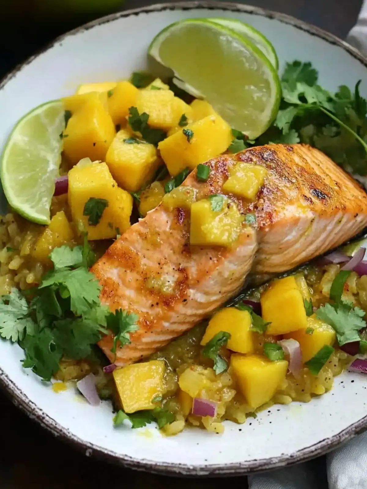 Savor the Flavor: Curry Salmon with Mango in 30 Minutes 5 Curry Salmon with Mango