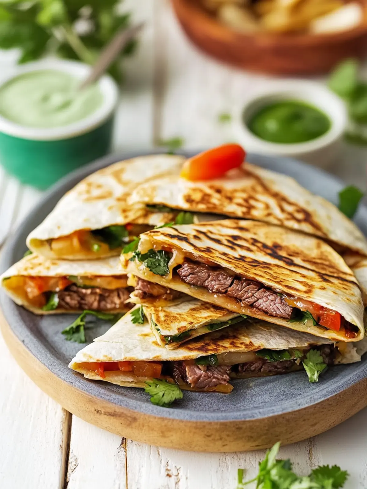 Savory Beef Steak Quesadillas Ready in Just 20 Minutes 4 Beef Steak Quesadillas