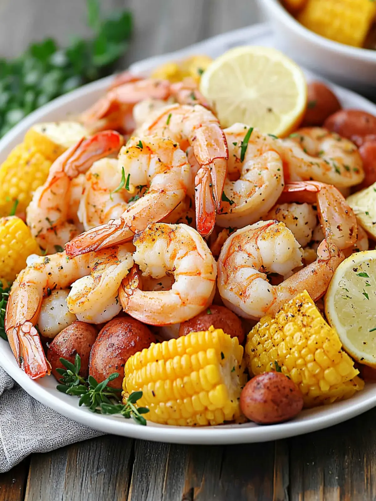 Savory Shrimp Boil: A Seafood and Vegetable Feast Awaits 4 Shrimp Boil (Seafood and Vegetable Feast)