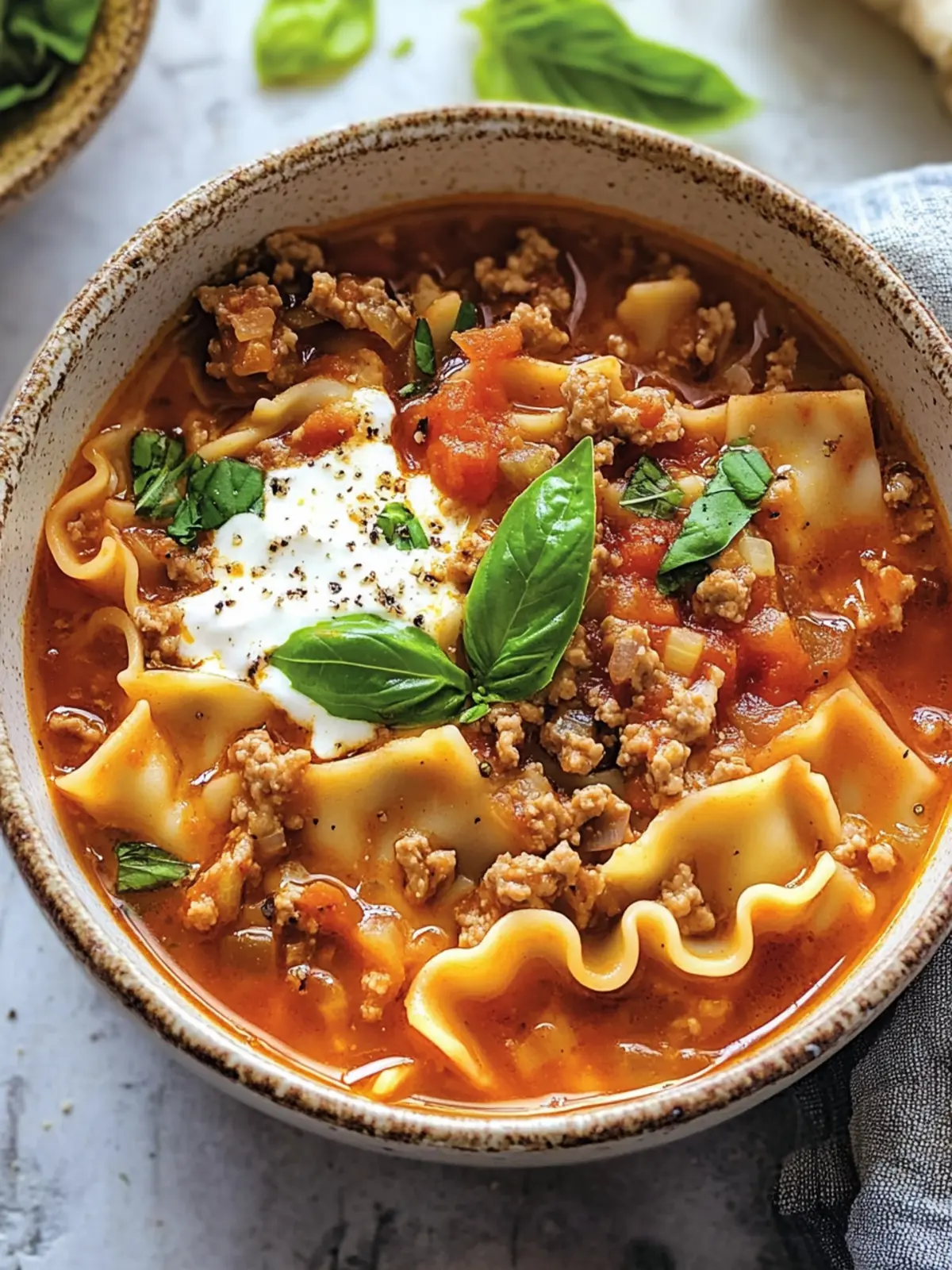 This Lasagna Soup Will Satisfy Your Craving Fast 4 This Lasagna Soup Will Satisfy Your Lasagna Craving in Half the Time