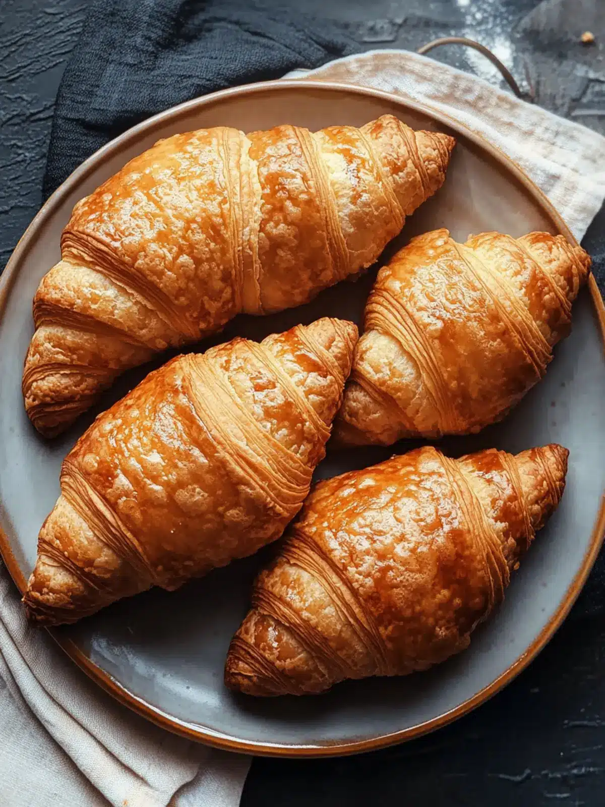 Perfect French Croissants: Buttery Pastry Made Easy 5 French Croissants (Buttery Pastry)