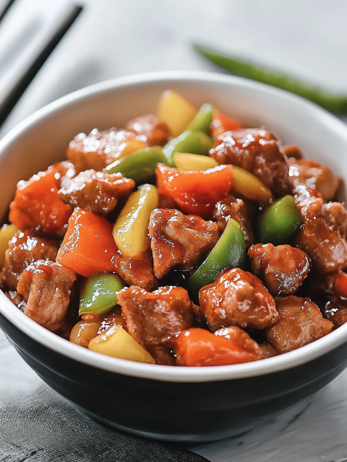 Crispy Chinese Sweet and Sour Pork Tang Cu Li Ji Made Easy 4 Chinese Sweet and Sour Pork (Tang Cu Li Ji)