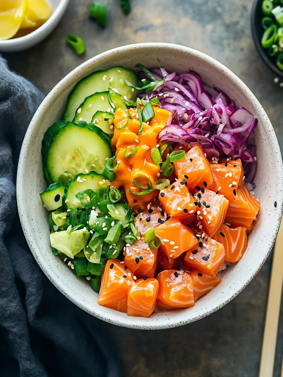 Delicious Salmon Poke Bowl You Can Customize Your Way 5 Salmon Poke Bowl