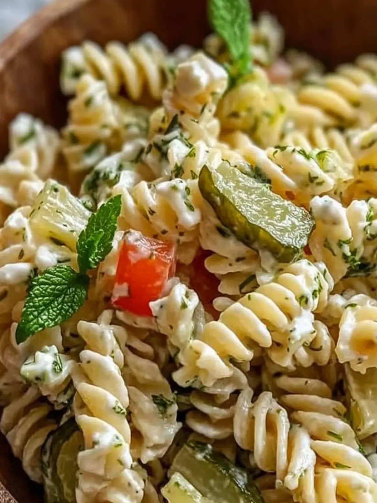 Dill Pickle Pasta Salad TikTok Viral – Your Summer Unicorn Dish 3 Dill Pickle Pasta Salad (TikTok Viral)